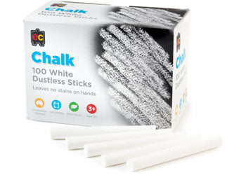 White Classroom Dustless Chalk