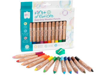 Easi-Grip Wooden Pencils Packet of 12