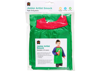 Junior Artist Smock Green and Blue (ages 5-8)