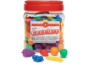 Fruit Counters Jar of 108