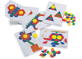 Pattern Block Picture Card Set Set of 20