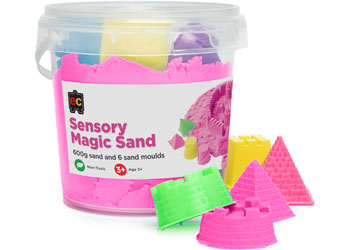 Sensory Magic Sand with Moulds 600g