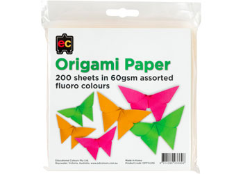 Origami Paper (Fluoro Colours)