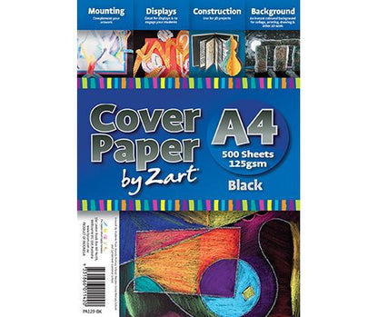 Cover Paper A4 Black 100’s
