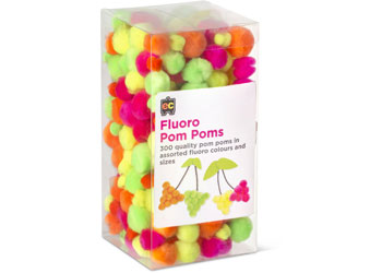 Fluoro Pom Poms Save