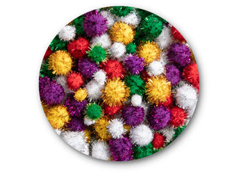 Glitter Pom Poms