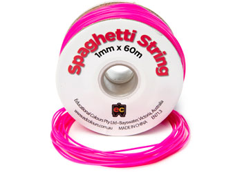 Spaghetti String 60m - Black