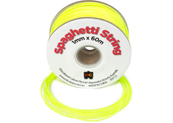 Spaghetti String 60m - Black