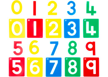 Numbers Stencil- Large