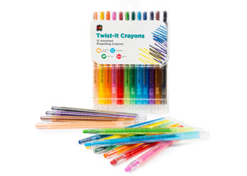 Twist-It Crayons 12 Pack