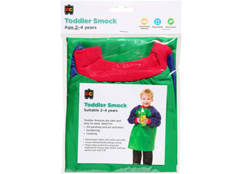 Toddler Smock Green and Blue (ages 2-4)