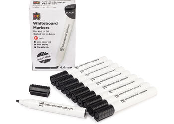 Whiteboard Marker - Black Set of 10